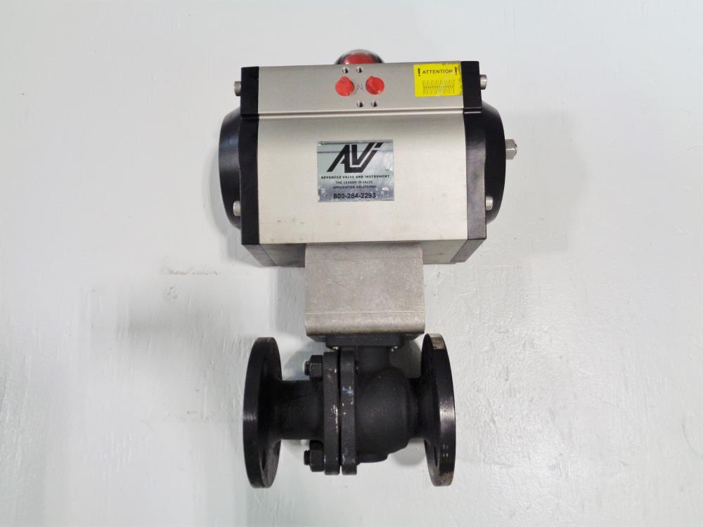 MAS 1-1/2" 150# WCB 2-Piece Actuated Ball Valve MT36.S4.F07-F10.CH22